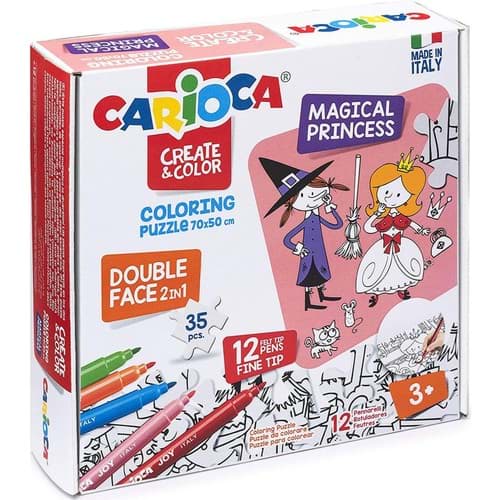 Boyanabilir Puzzle Magical Princess resmi