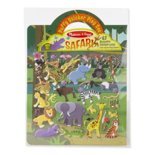 Kabartmalı Çıkartma Kitabı - Safari resmi