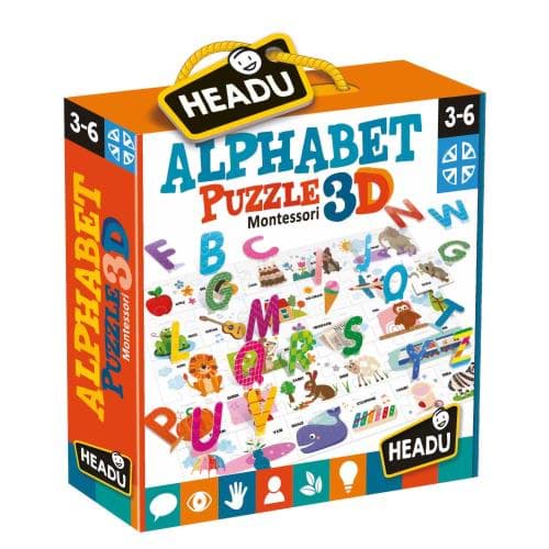 Montessori Alphabet Puzzle 3D resmi