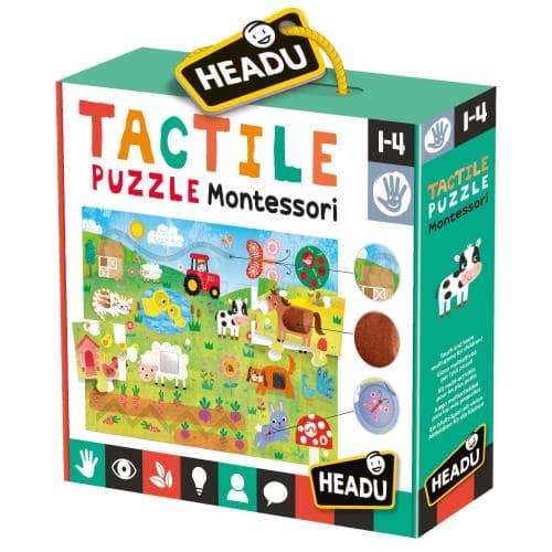 Tactile Puzzle Montessori resmi