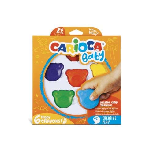 Teddy Bebek Crayons 6’lı resmi