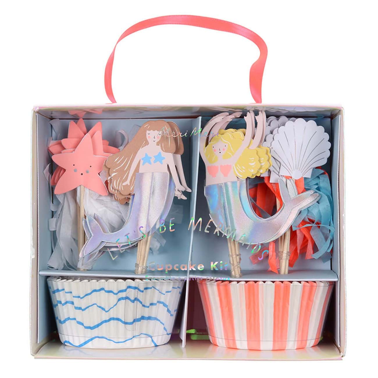 Deniz Kızı Cupcake Kiti resmi
