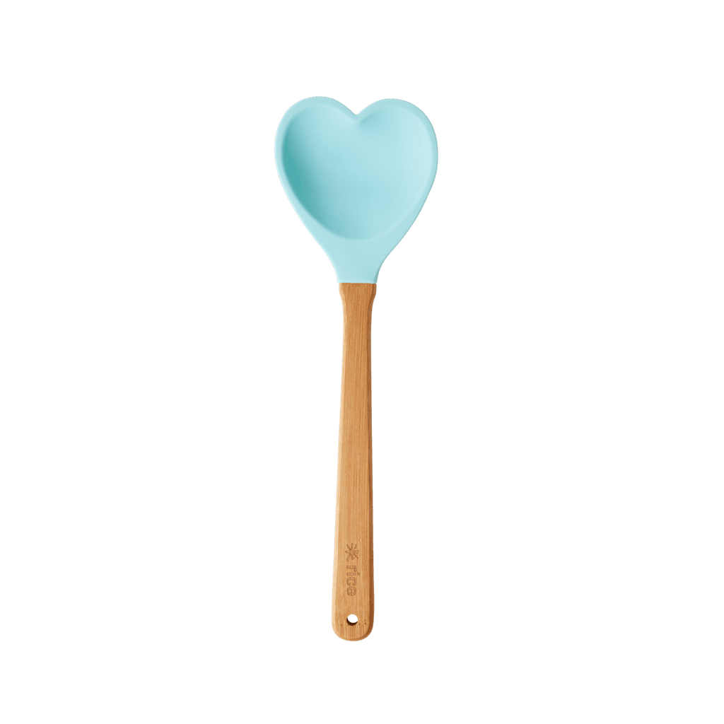 Silikon Spatula - Kalp | Mavi resmi