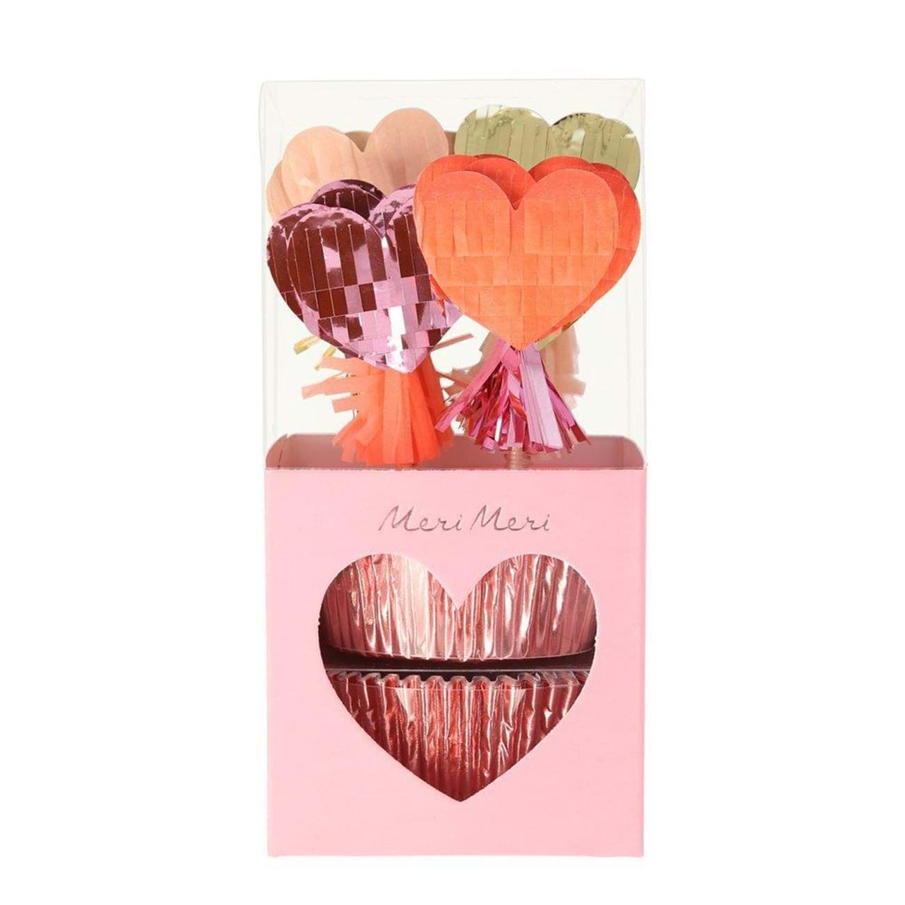 Pinyata Kalp Cupcake Kiti resmi
