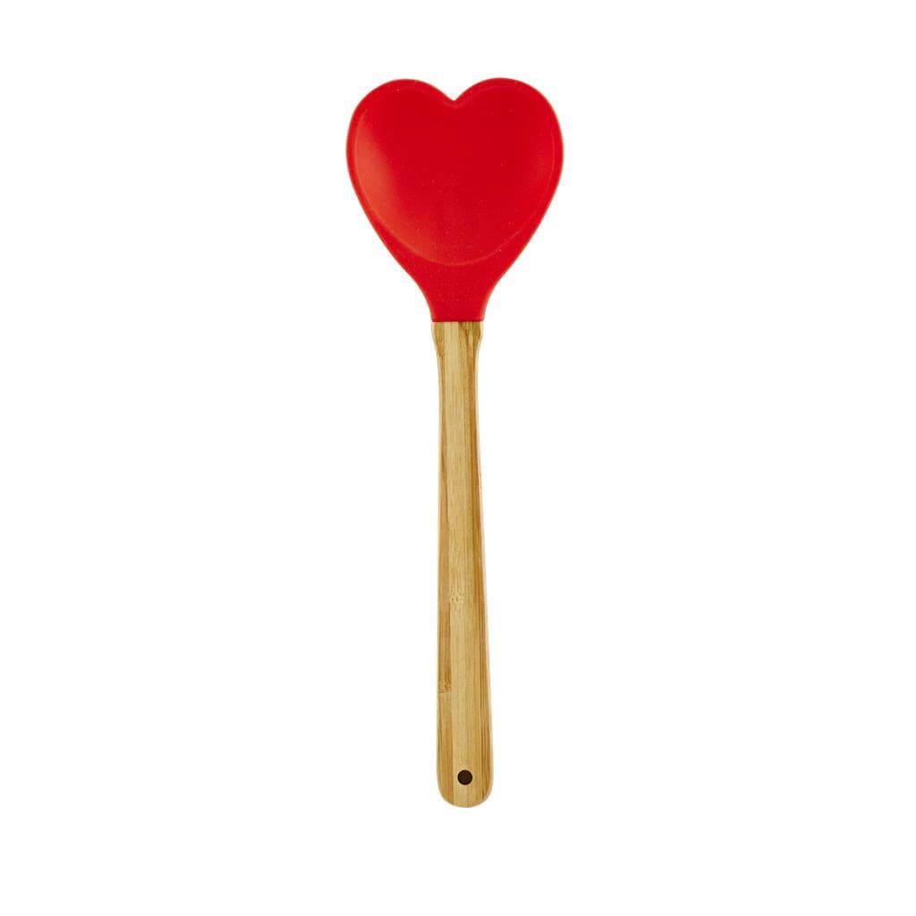 Silikon Spatula - Kalp | Kırmızı resmi