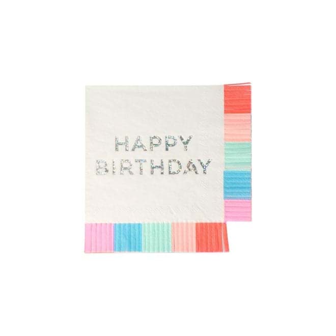 Happy Birthday Peçete (S) (16'lı) resmi