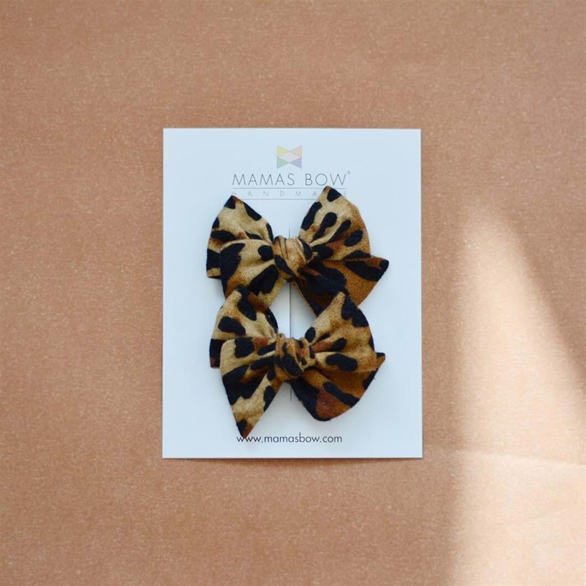 Mini Fırıldak Klips Set - Leopard resmi