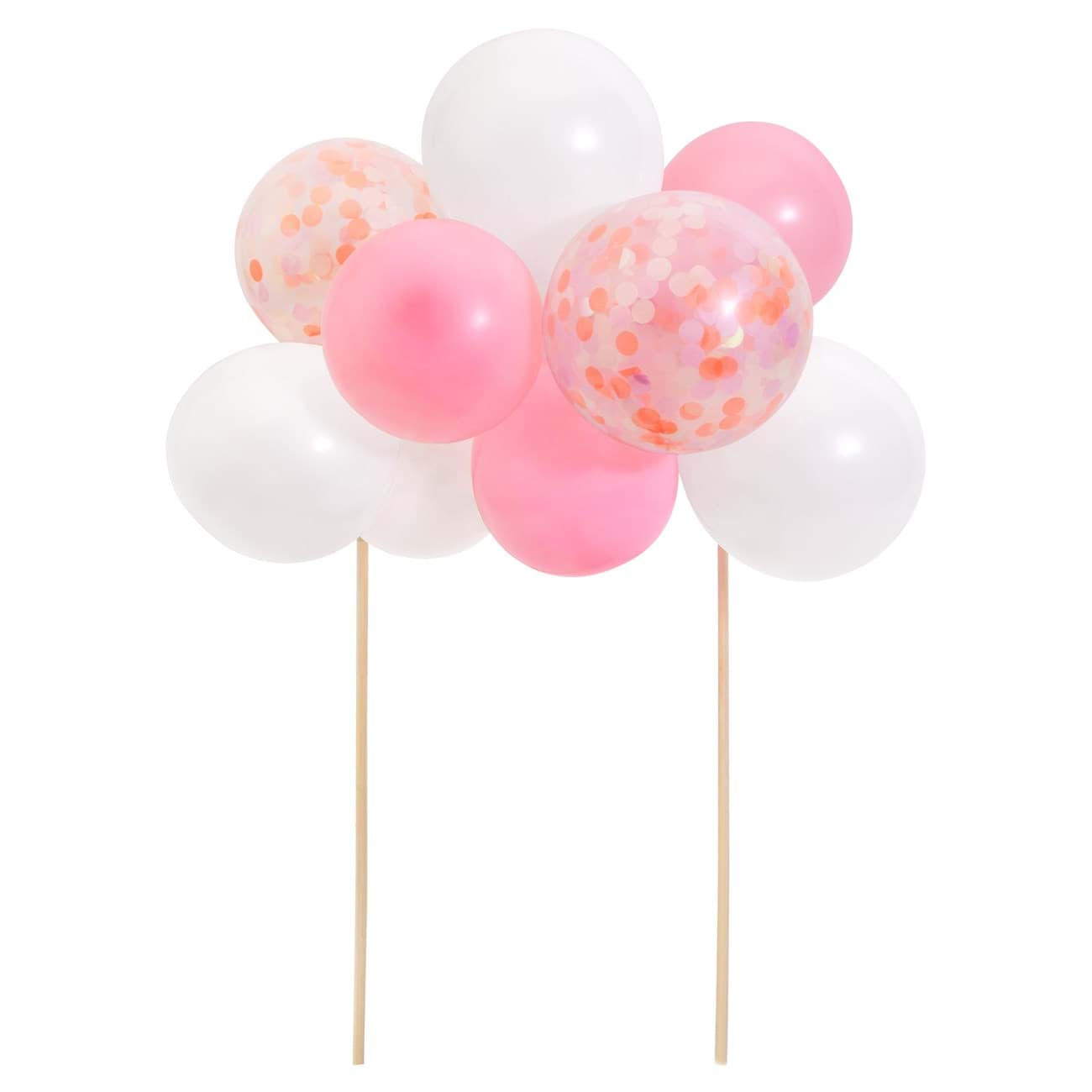 Pembe Balonlar Pasta Süsü resmi