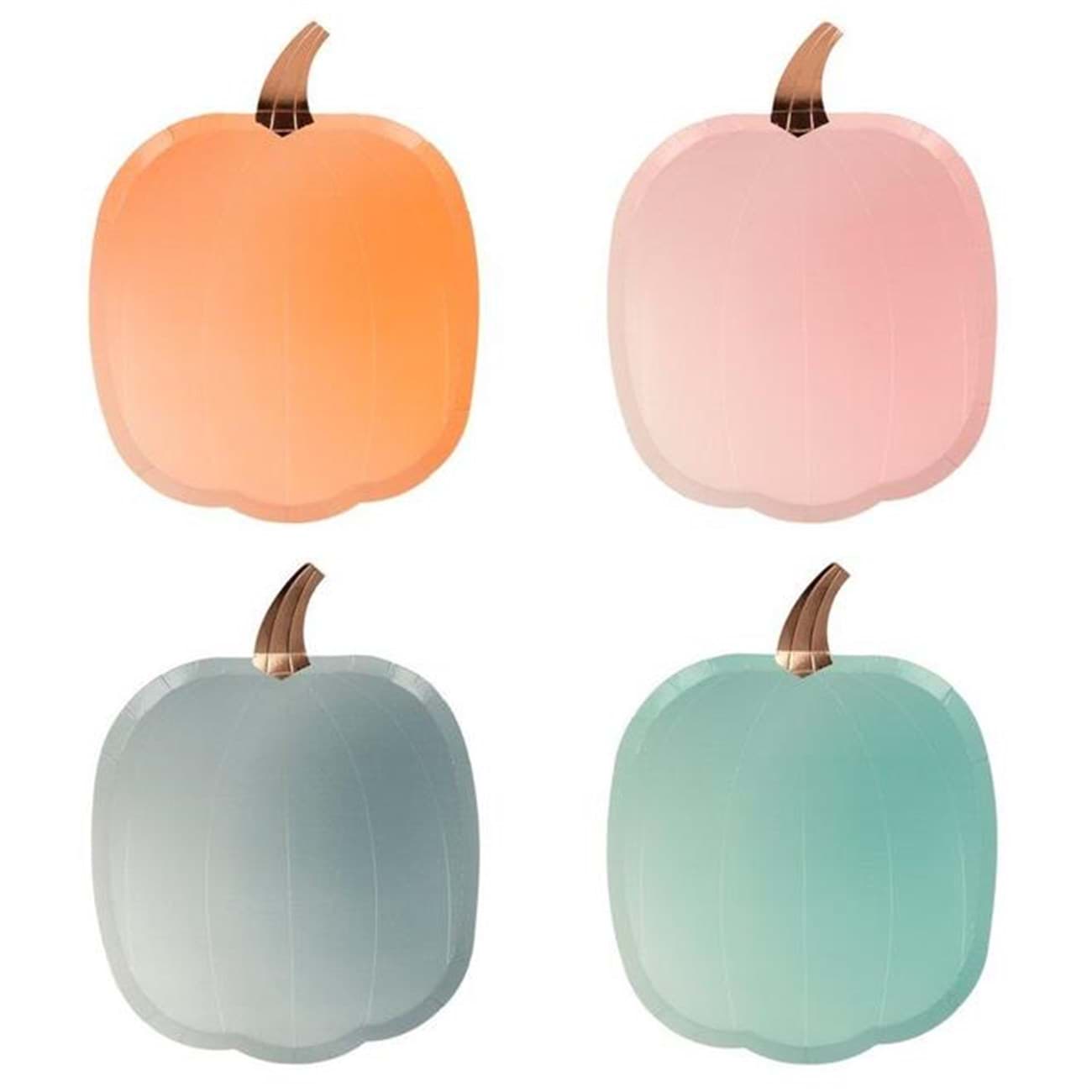Pastel Balkabak Tabaklar 8'li  resmi